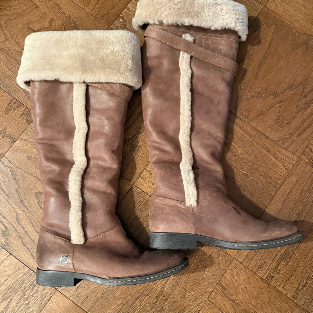 Shearling Leather Boots by Born